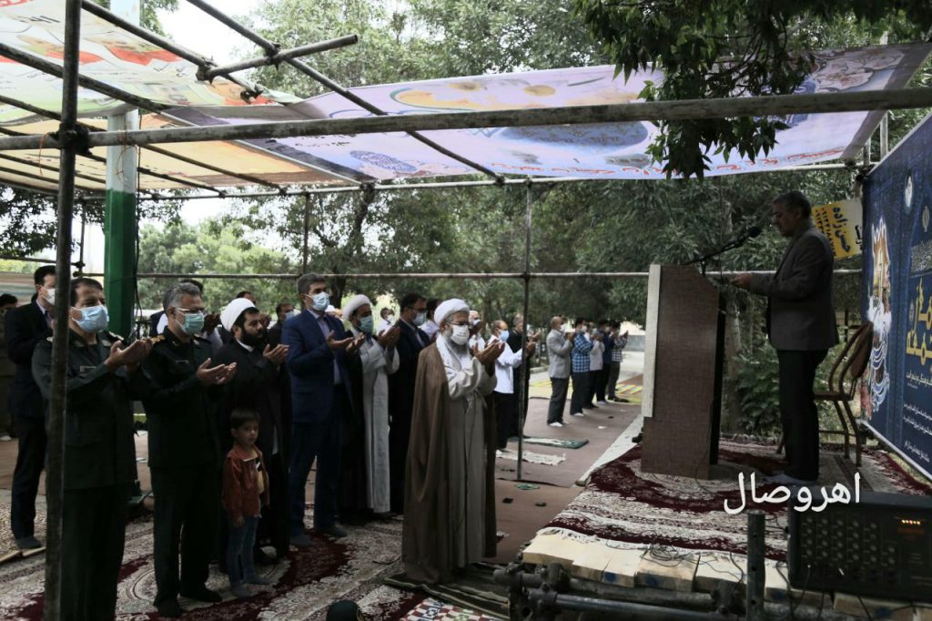 گزارش تصویری از:  برگزاری نماز عید قربان در اهر(۲)