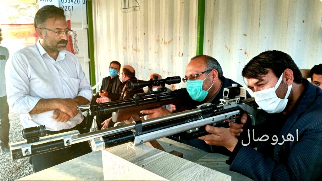 گزارش تصویری از: برگزاری یک دوره کلاس آموزش تیراندازی با تفنگ بادی برای خبرنگاران شهرستان اهر
