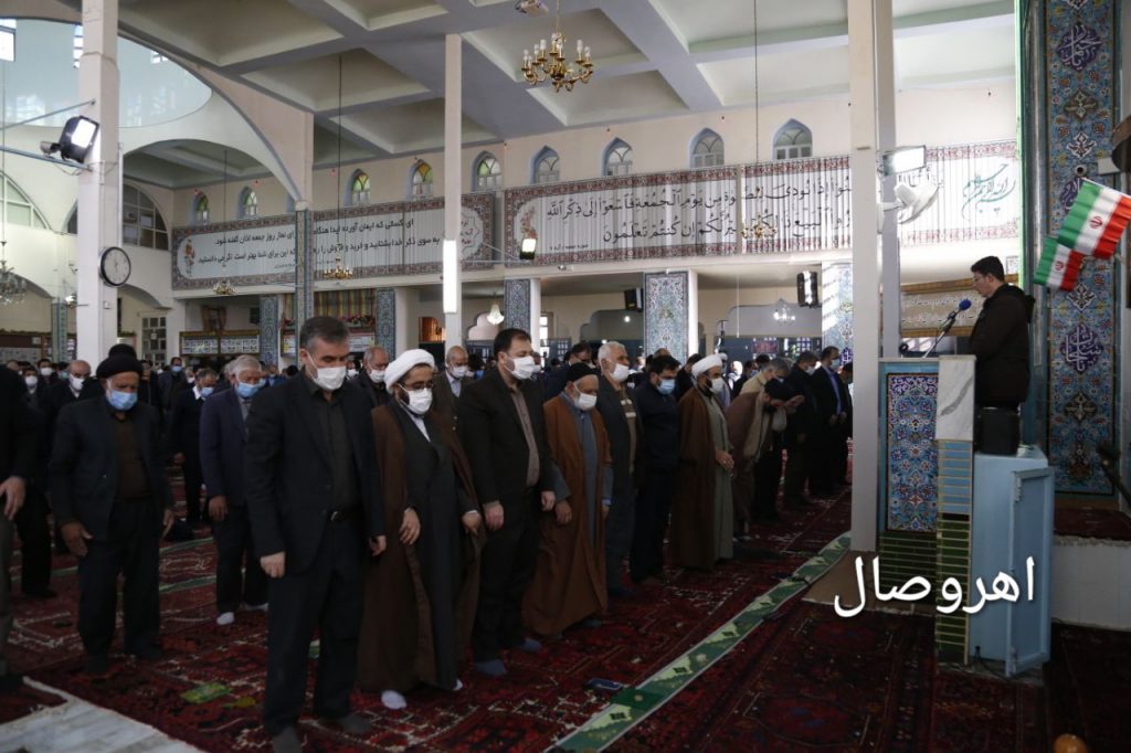 گزارش تصویری از: اقامه نماز عبادی سیاسی جمعه اهر