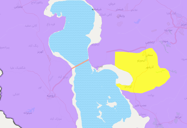 تنها نقطه زرد کرونایی در آذربایجان شرقی کجاست؟/ اهر و هوراند آبی شدند
