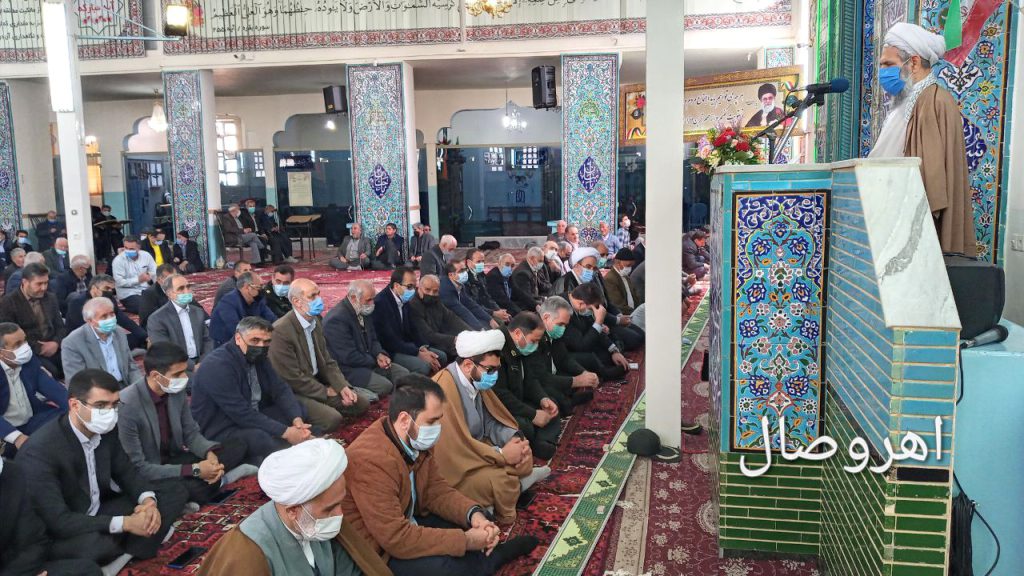 گزارش تصویری از: اقامه نماز عبادی سیاسی جمعه در اهر