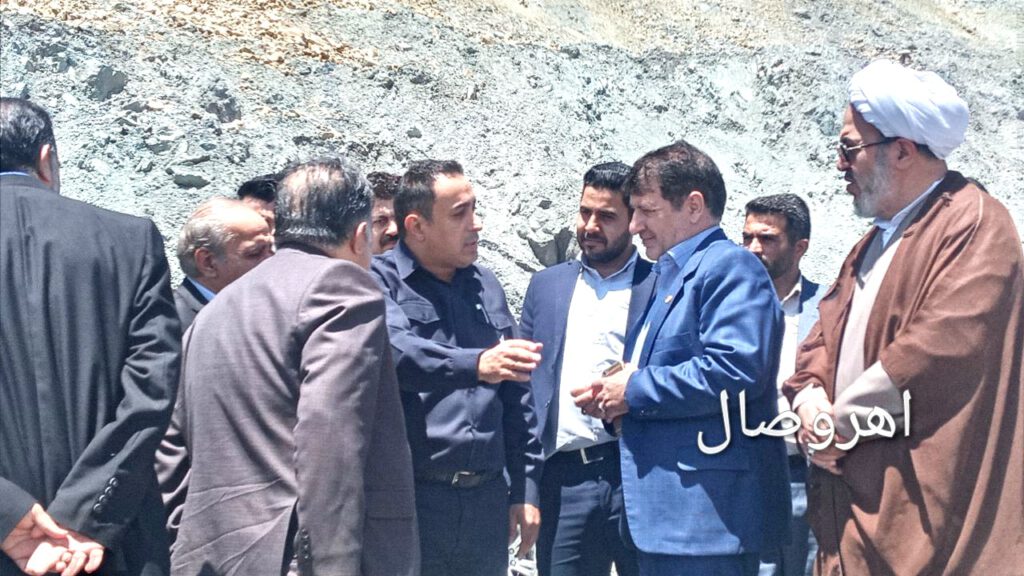 گزارش تصویری از: بازدید رئیس کل دادگستری استان آذربایجان شرقی از روند فعالیت معدن مس انجرد اهر
