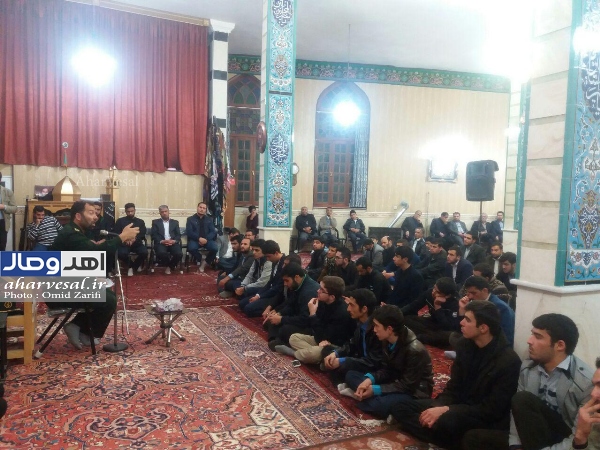 اجتماع مدافعان حرم در مسجد حضرت رسول الله اهر+تصاویر