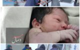 نوزاد عجول در برف و کولاک شدید داخل آمبولانس فوریت‌های پزشکی آبش احمد بدنیا آمد