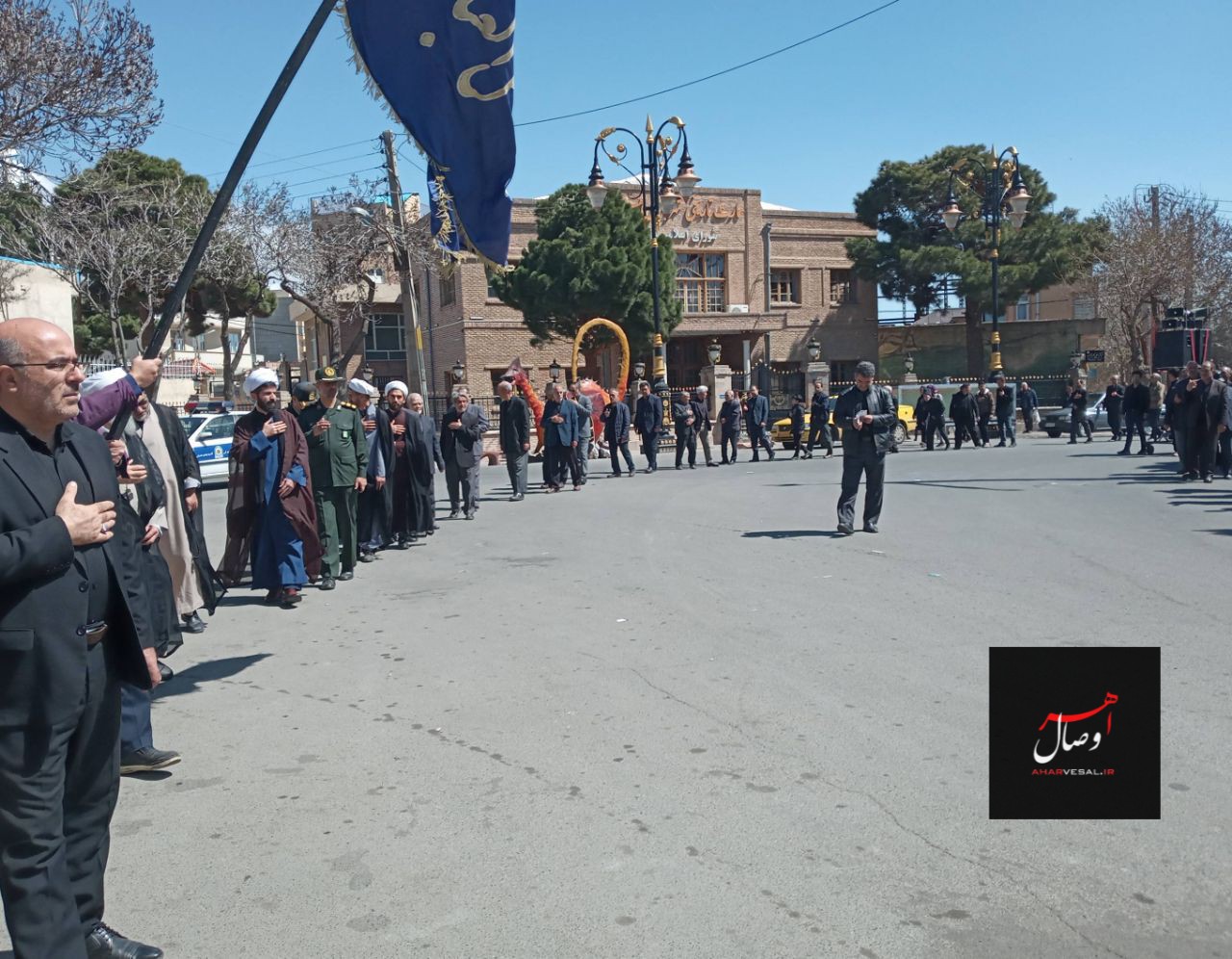 گزارش تصویری از: مراسم عزاداری خیابانی هیئت های حسینی و مذهبی در سوگ امام اول شیعیان در اهر